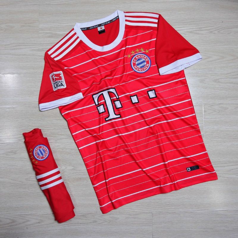 BỘ QUẦN ÁO ĐÁ BANH BAYERN ĐỎ 2022_2023 MỚI NHẤT