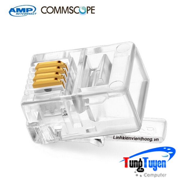 Hạt Bấm Dây Điện Thoại RJ11 Commscope