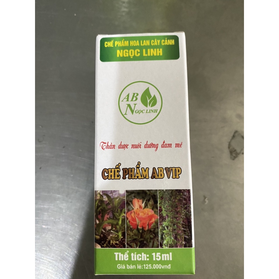 Dưỡng chất AB Ngọc Linh Vip (chai 15ml) chuyên dùng cho Hoa Phong Lan