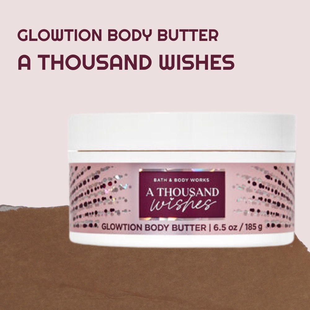 Bơ Dưỡng Thể Bath & Body Works Kim Tuyến Lấp Lánh Cho Làn Da Mịn Màng Nổi Bật 185gr