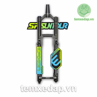 Tem decal dán phuộc xe đạp sr suntour epixon 2020 | mtb fork decal | temxedap.vn