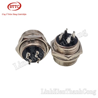 Giắc GX16-4P 4 Chân (Đực)