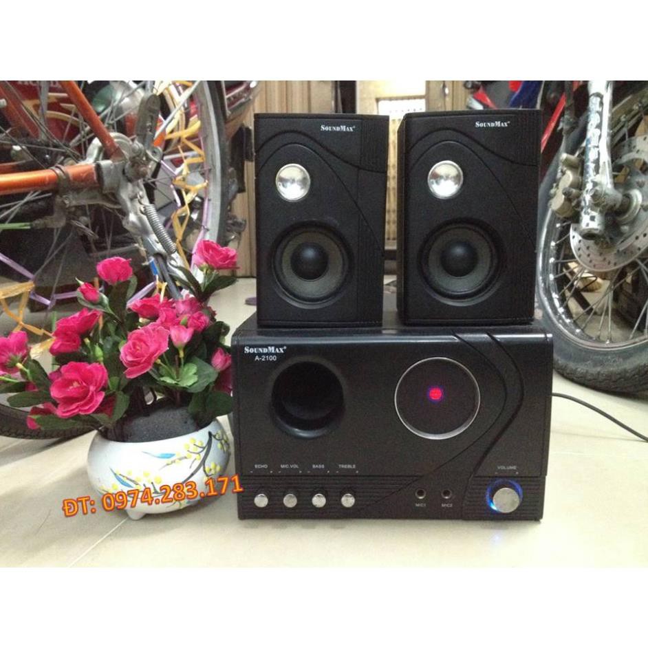 Loa vi tính Soundmax A2100 nghe nhạc, hát karaoke !!