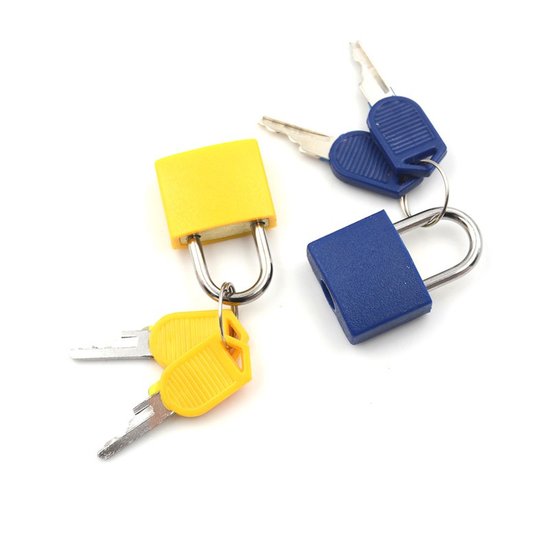 Ổ Khóa Du Lịch Mini Kèm 2 Chìa Khóa
