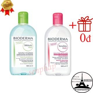 Nước tẩy trang Bioderma ❤️Free Ship❤️ tẩy trang Pháp 100ml, 500ml  cho mọi loại da
