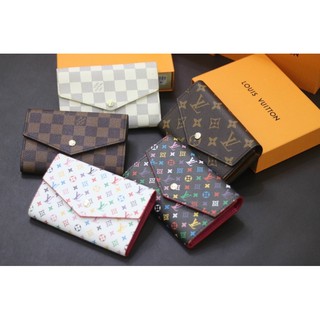 Ví W266-15 LV Sarah monogram Fullbox