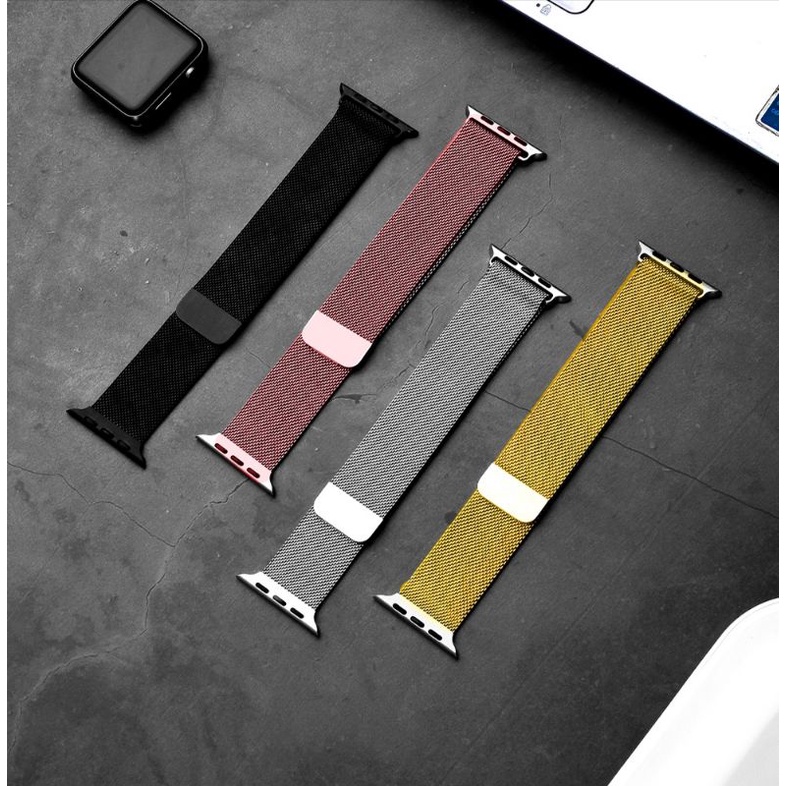 [Hàng cao cấp] Dây Milanese thép Apple Watch serie 7