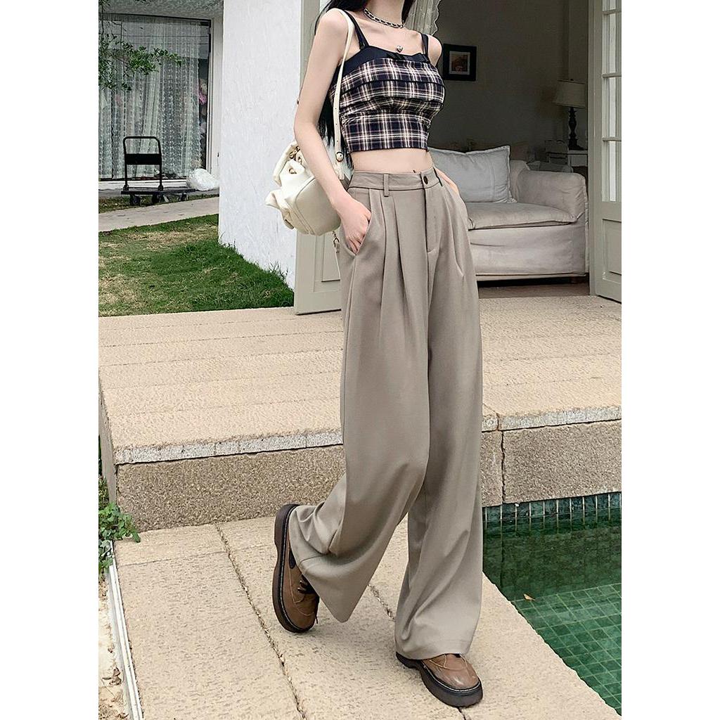 Quần Ống Rộng Cạp Cao Phong Cách Mới Mùa Hè 62343