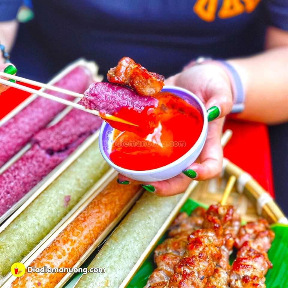 Cơm Lam Ống Tre Ngũ Sắc (5 ống/bịch) (giao hỏa tốc 30p - 2H TPHCM)