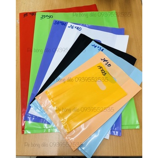 túi nilon bóng dẻo, nhiều màu, nhiều size DÀY, BÓNG, CHẮC CHẮN, DAI