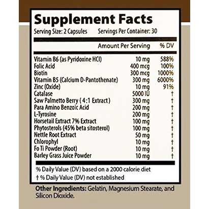 Viên uống ngăn ngừa tóc bạc sớm Anti Gray 7050 hộp 60 viên của Mỹ