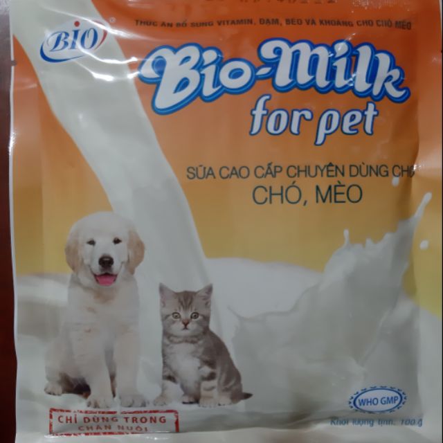 Sữa cao cấp chuyên dùng cho chó mèo BIO MILK for pet