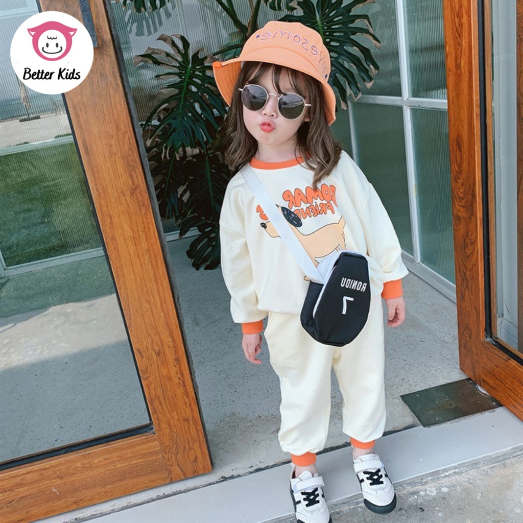 BỘ THỂ THAO NỈ CHO BÉ GÁI