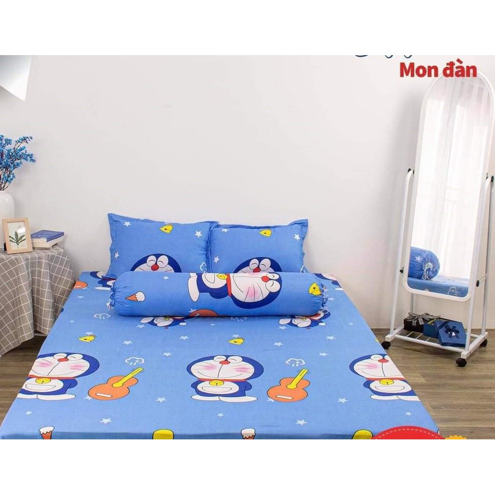 Ga trải giường bo chun bọc đệm 1m4 và 1m6,có chọn mẫu-kho hcm(doremon đàn)