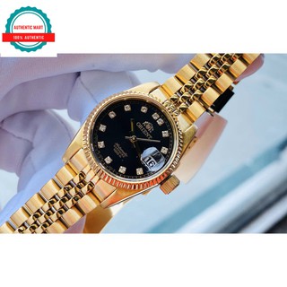 [ctvauthentic.com] Đồng hồ nữ Orient Diamond Sapphire Automatic Gold Women's Watch