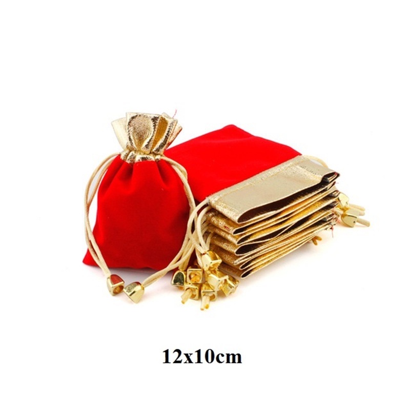 Túi đựng đồ trang sức vải nhung thiết kế tinh tế thời trang