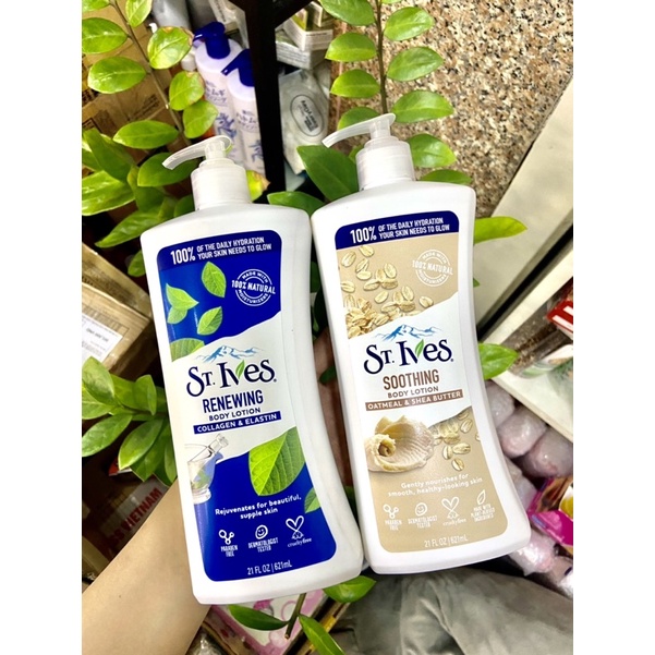 Sữa Dưỡng Thể St.Ives Body Lotion dành cho da rất khô 621ml