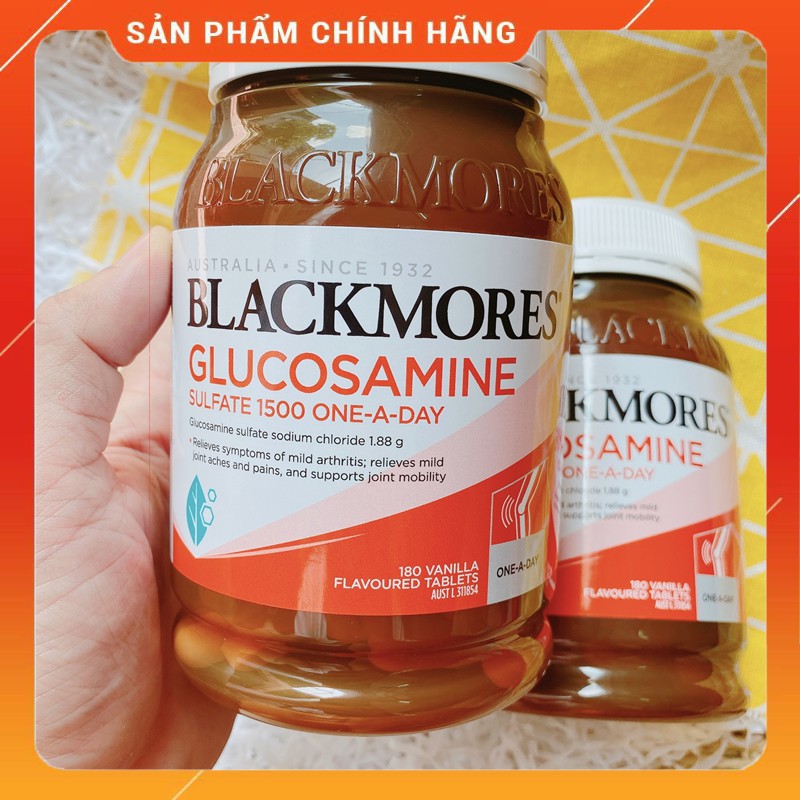 [CÓ BILL] Viên bổ xương khớp Glucosamin Blackmore 𝟭𝟱𝟬𝟬𝗺𝗴 hộp 180v - xuất xứ Úc