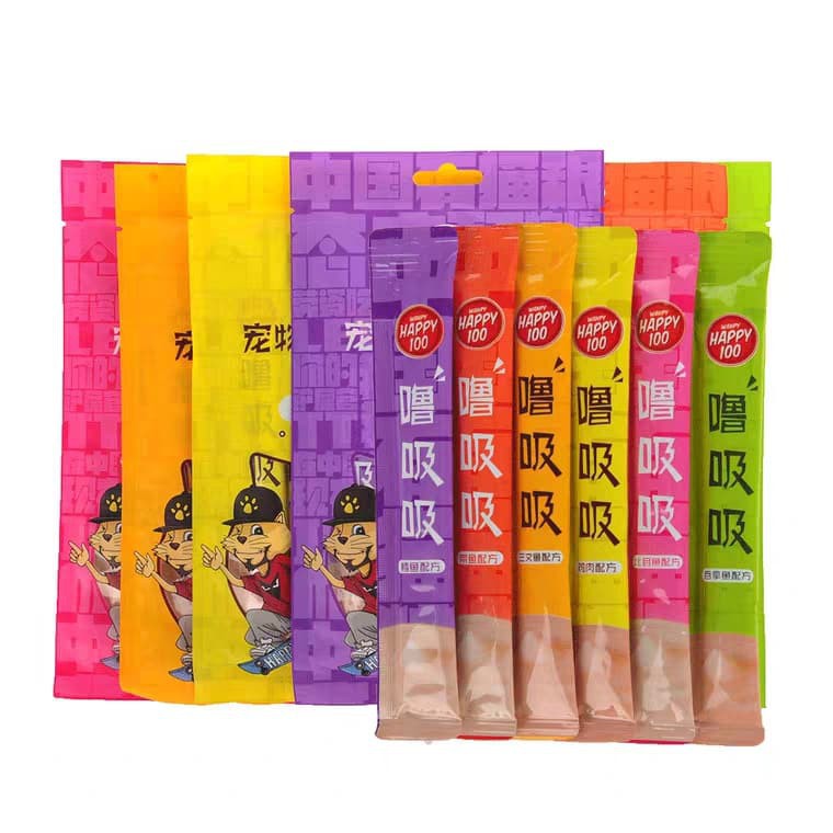 Súp thưởng cho mèo Wanpy Happy 100/ Wanpy Treat thanh lẻ 14g