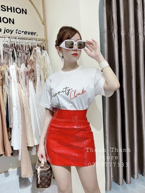 Chân váy da cạp cao hàng đẹp Quảng Châu | BigBuy360 - bigbuy360.vn