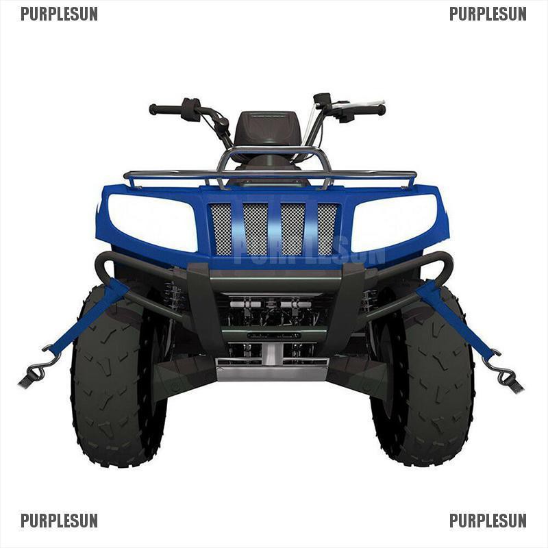 Dây buộc hàng hóa mềm mại màu xanh dương 600LBS dành cho xe mô tô ATV UTV