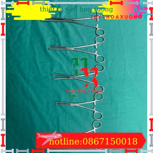 Panh Y Tế Các Size 14 -16-18-20-24CM- Pen Kẹp Y Tế,Kẹp Phẩu Tích, Panh Thẳng Có Mấu Các Số