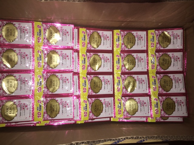 Combo 4 dây sữa tắm double rich dây 12goi