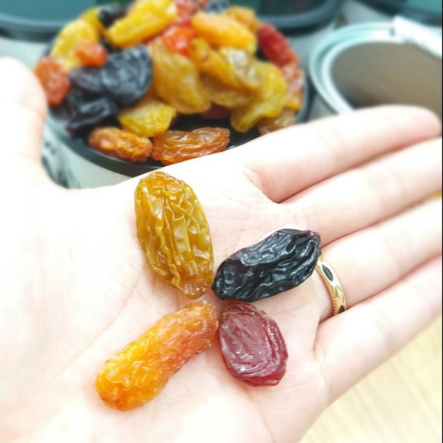 [Siêu Rẻ] Nho Khô Raisins Mỹ Jumbo Size Mix 4 Loại Nho Của Sunview - Nho Khô Xịn Giá Tốt Nhất Tết 2021