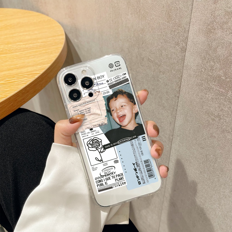 Ốp lưng iphone Ốp Điện Thoại In Hình Bé Trai Bé Gái Cho iPhone 6 7 8 SE 7 + 8 + X XR XS 11 12 13 Mini Pro Max