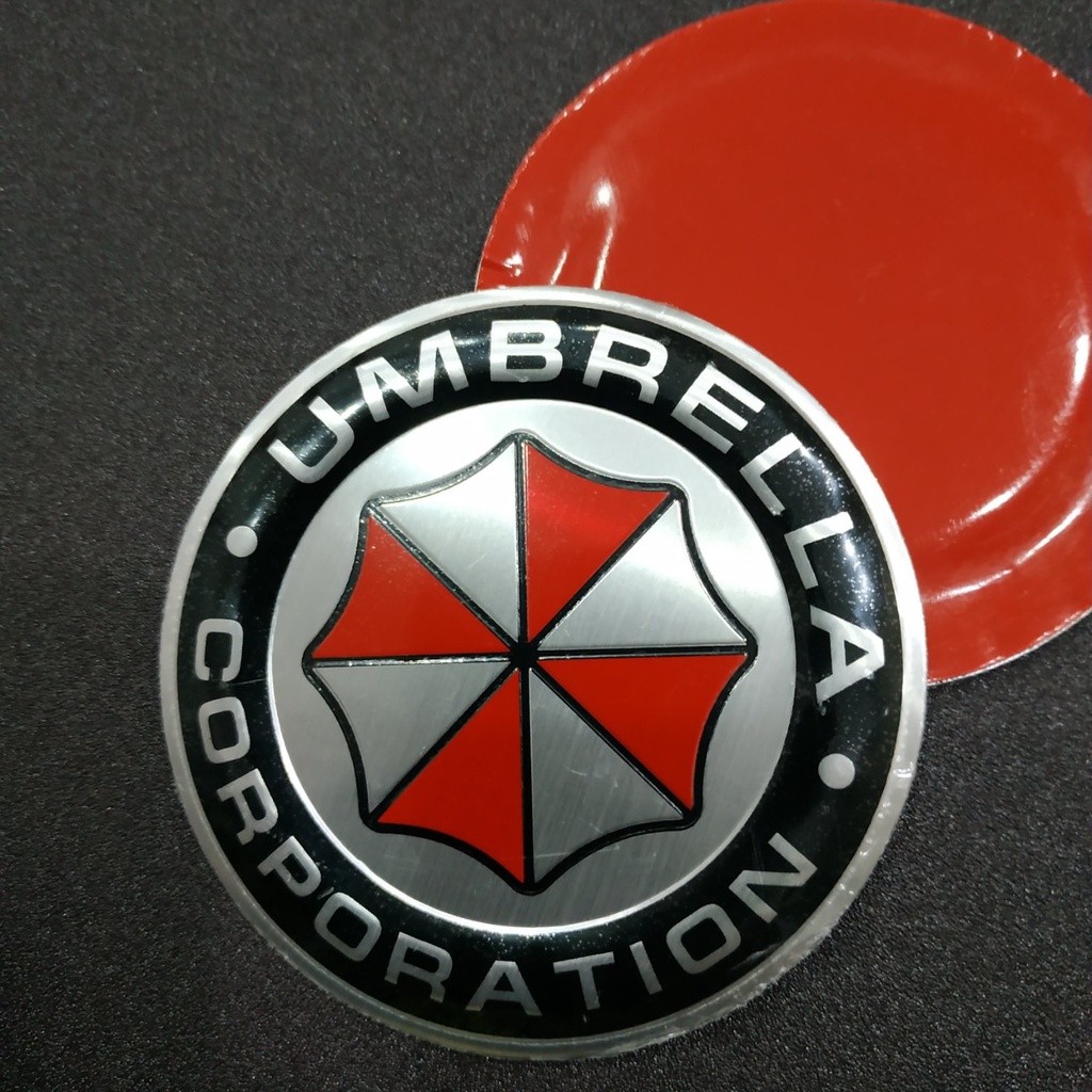 Tem nhôm dán xe Umbrella tròn 7.5cm