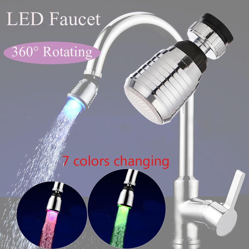 CONOPERY Vòi Nước Có Đèn Led Thay Đổi Màu Sắc Độc Đáo