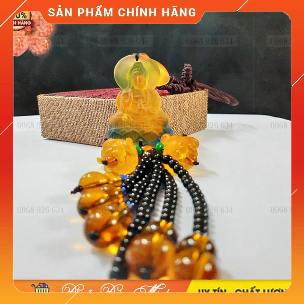 Khánh treo xe ô tô 📌FREESHIP📌Khánh treo ô tô phong thủy Phật Quan Âm vàng / Khánh treo ô tô giá rẻ [Hot]