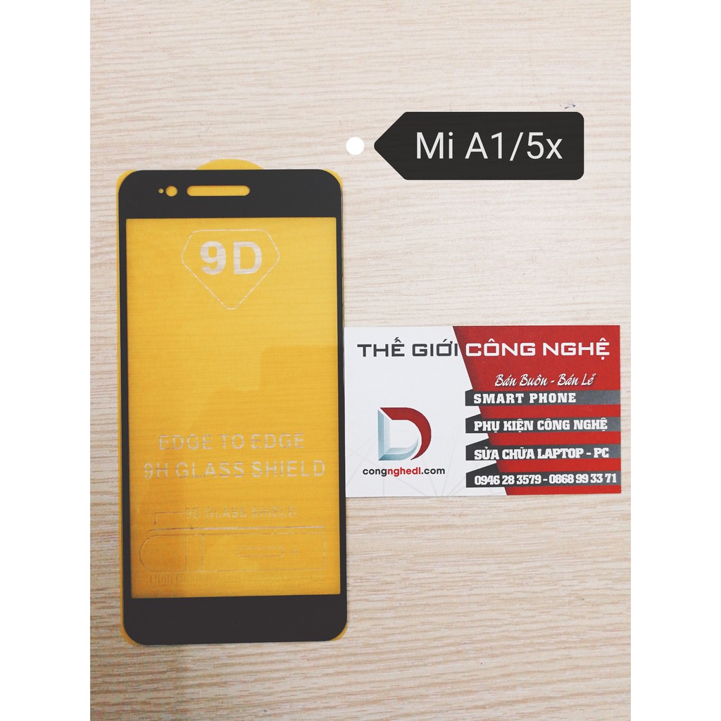 Kính Cường Lực Xiaomi mi A1/5x Full Màn Hình