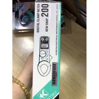 [KYORITSU] Ampe kìm KEWTECH  KT200 (400A, 600VAC/DC,400Ω/4KΩ) hàng chất lượng chính hãng