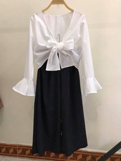 set áo quần ống rộng