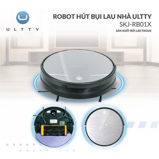 ROBOT HÚT BỤI LAU NHÀ ULTTY SKJ RB01X