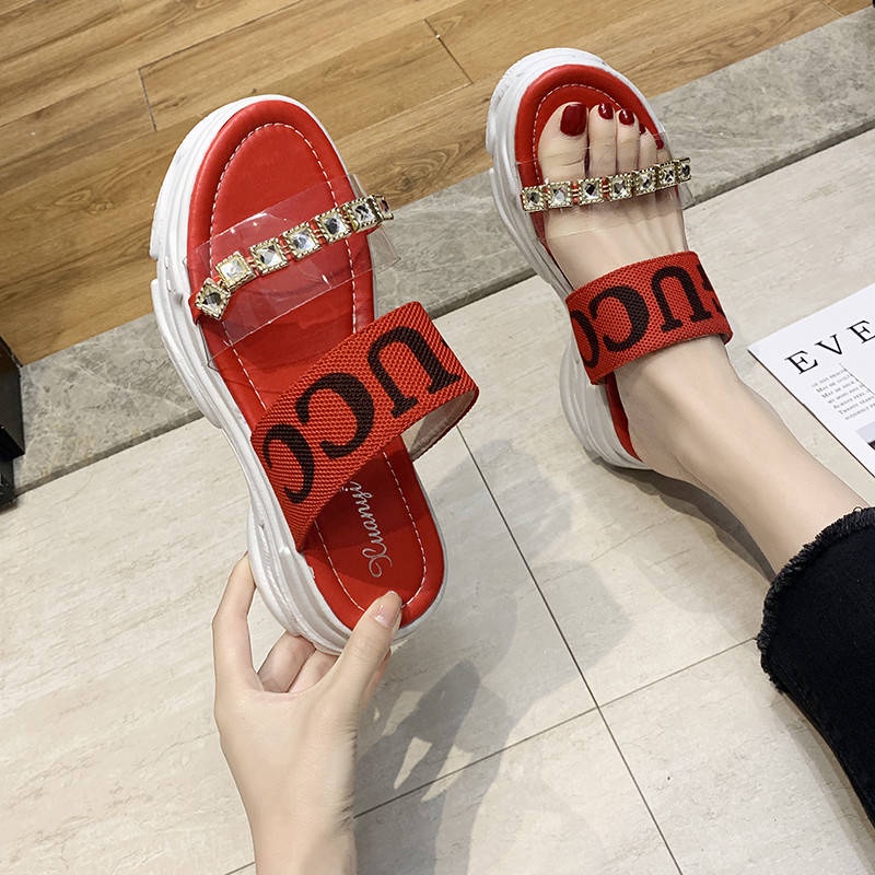 Dép Sandal Đế Dày Mềm Mại Thời Trang Mùa Hè Dành Cho Nữ