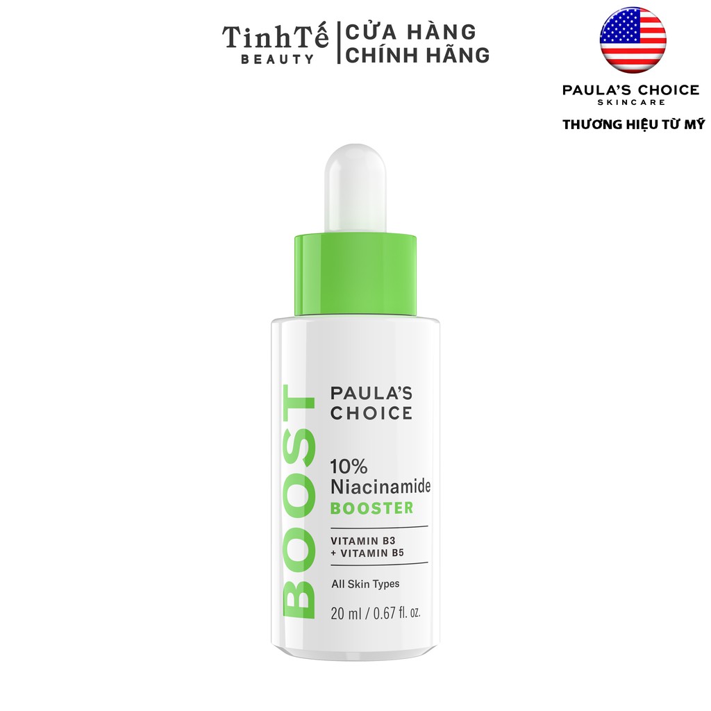 Tinh chất làm se lỗ chân lông và săn chắc da Paula's Choice 10% Niacinamide Booster 20ml