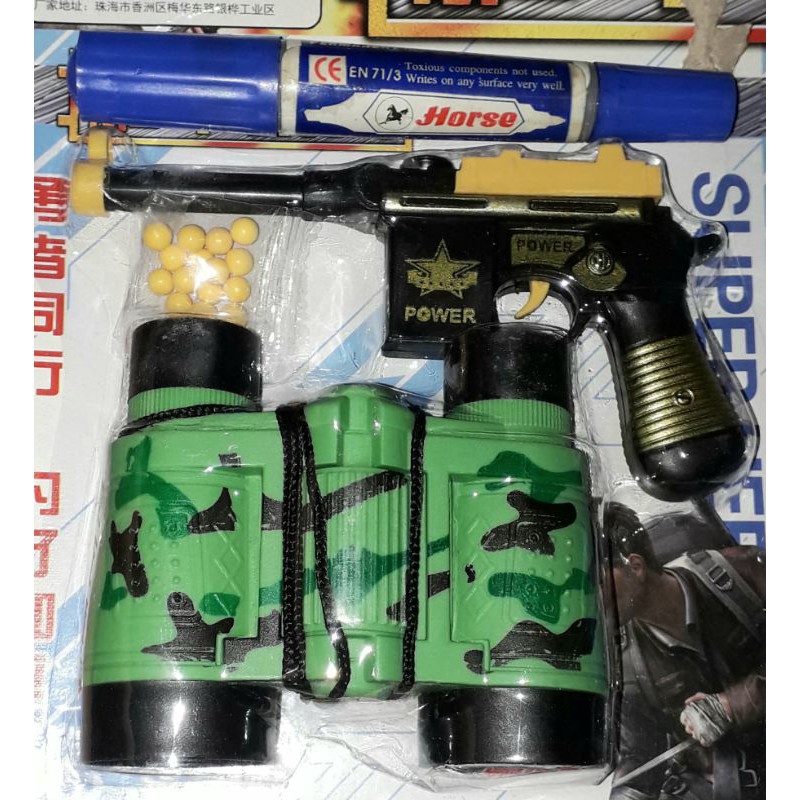 Sét 2 cái mô hình đồ chơi ống nhòm và phụ kiện bằng nhựa trong game pubg