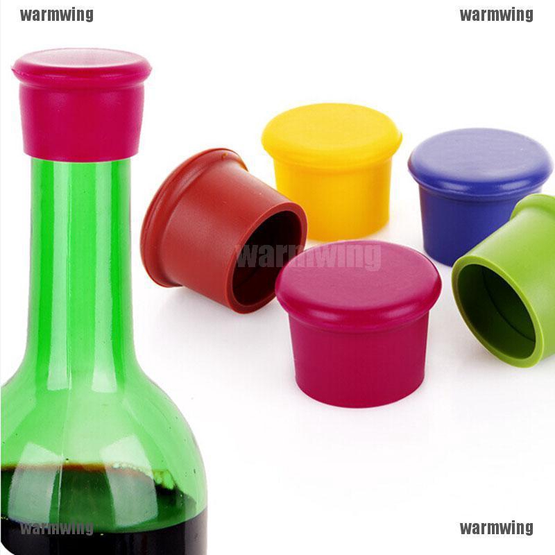 Nắp Đậy Chai Rượu / Bia Bằng Silicone Tiện Dụng Cho Nhà Bếp / Quán Bar