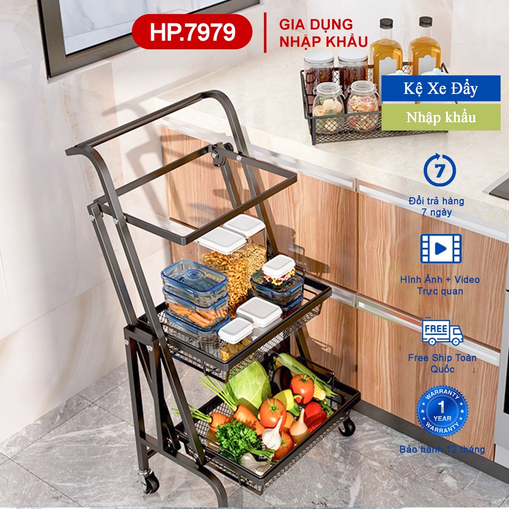 Giá Để Đồ Thông Minh Có Bánh Xe Di Chuyển Chất Liệu Cao Cấp Sơn Tĩnh Điện Bền Bỉ