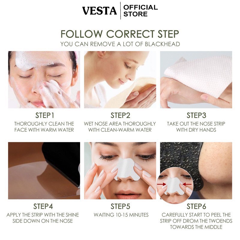 Miếng Dán Lột Mụn ☘BLACKHEADS☘ Lột Mụn Đầu Đen Làm Sạch Sâu Cho Vùng Mũi 2,2g | BigBuy360 - bigbuy360.vn