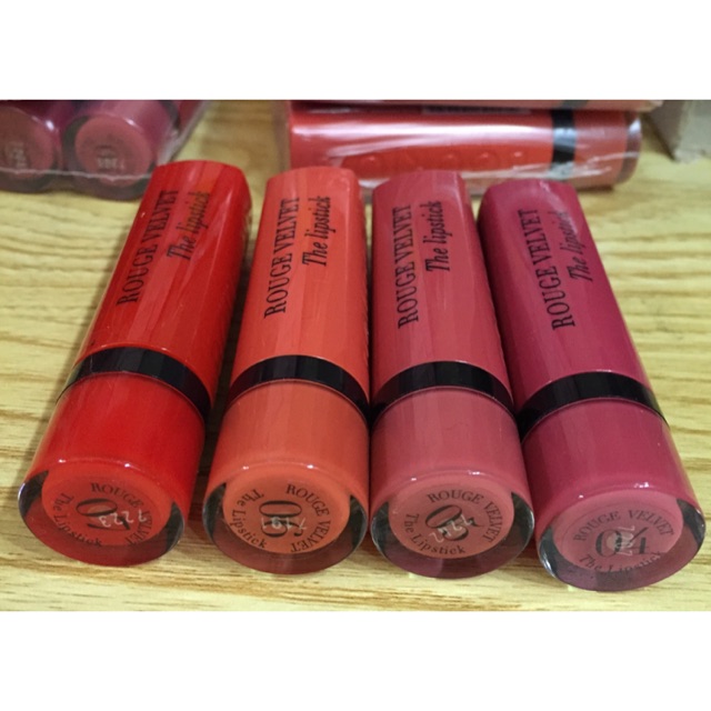 Son bourjois rough velvet lipstick dạng thỏi