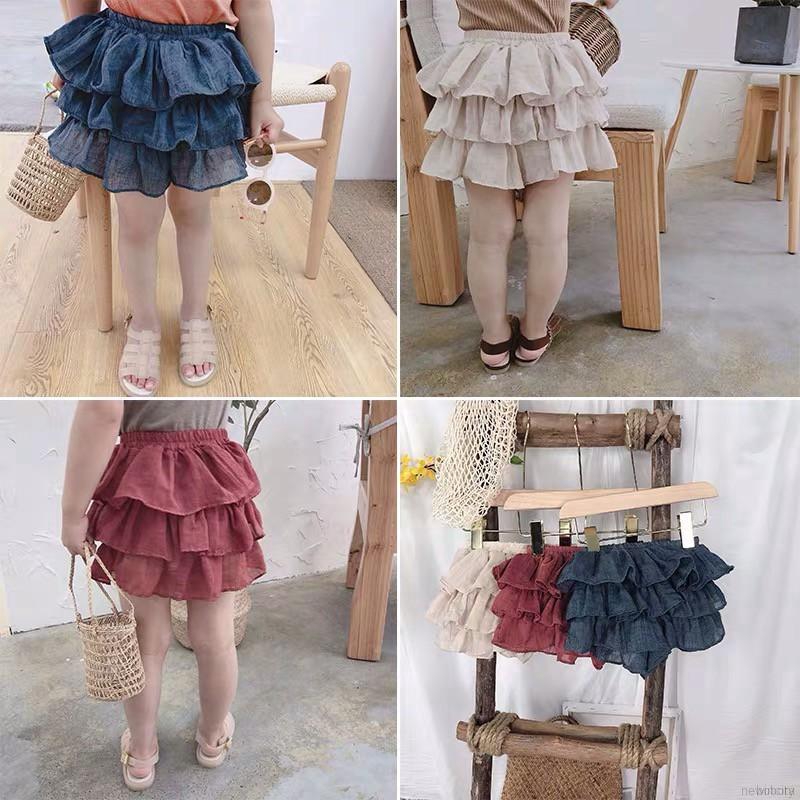 COD Váy lưới co dãn kiểu dáng Hàn Quốc dễ thương cho bé gái