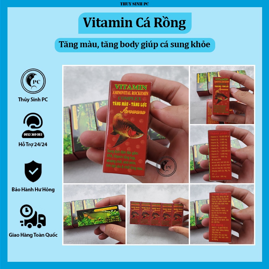 Vitamin cho cá rồng