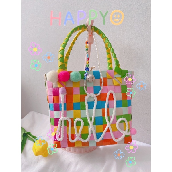 Túi xách đan handmade Hello