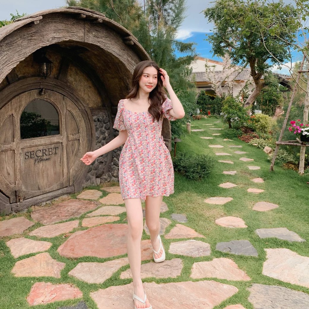 Pjkk.clothes | Váy hoa anh thảo