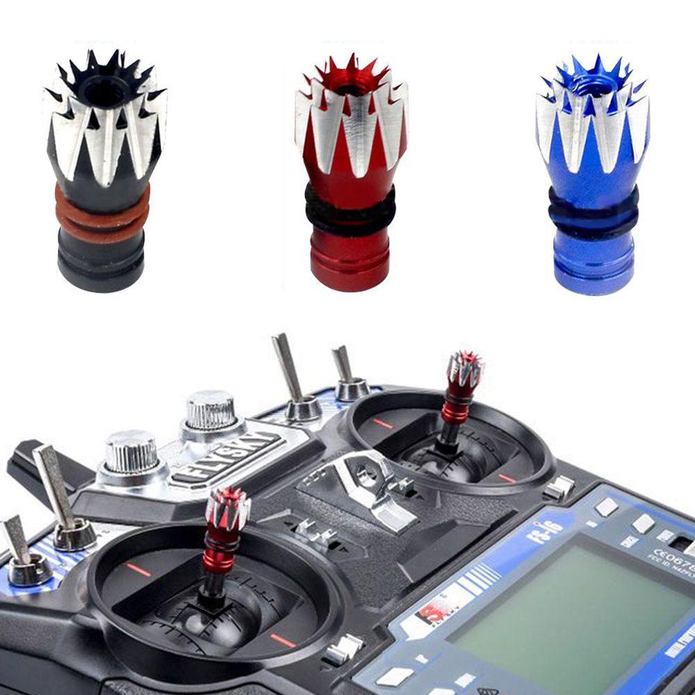 Đầu Gậy Truyền Tín Hiệu Chống Trượt Màu Cầu Vồng Cho Wfly Flysky FUTABA TX16S FrSky Taranis X-lite 3D Style M3 3mm