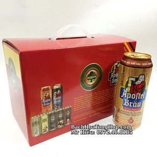 [Hỏa Tốc] Xách 8 lon bia Đức Apoftel 500ml