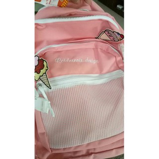 Balo Ulzzang Pink 2018